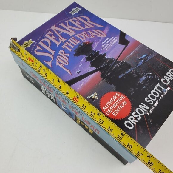 Orson Scott Card Speaker for Dead, Children of Mind Unread Book Pair Vintage 90s - Picture 10 of 10